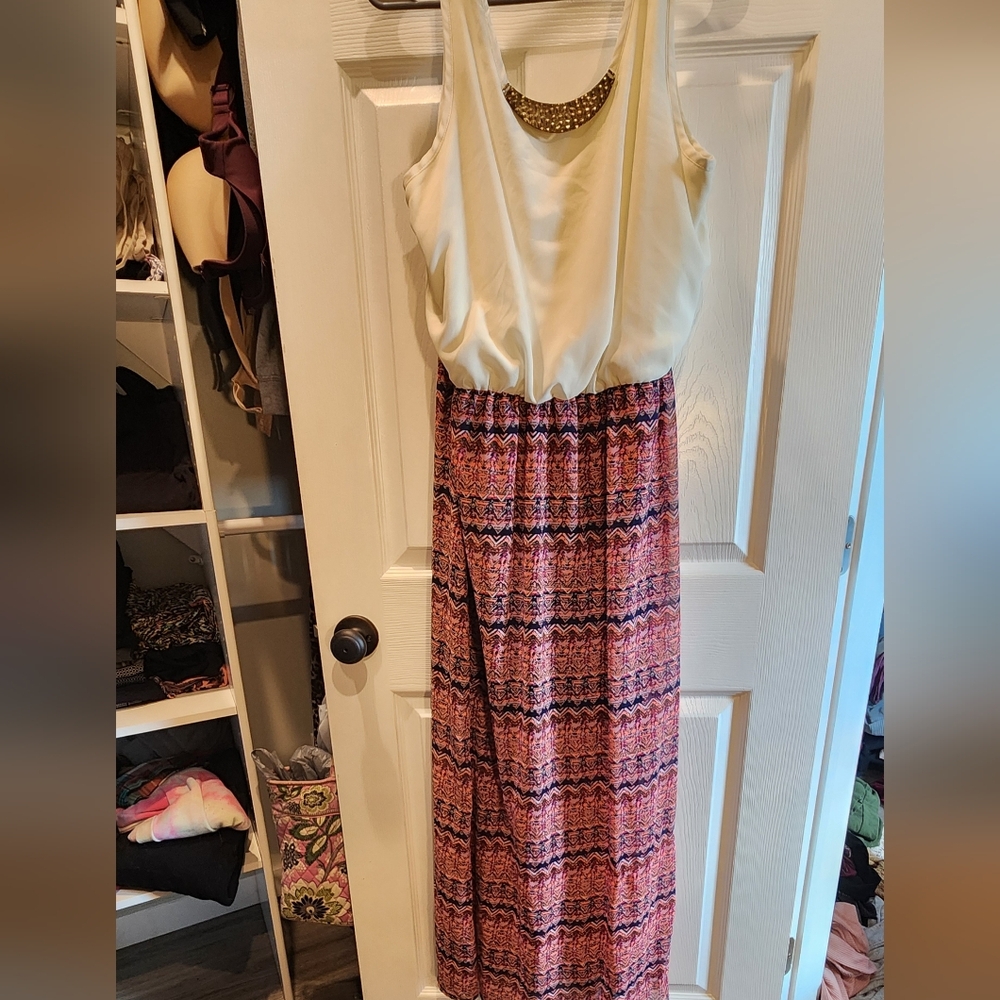 Long multicolor maxi dress
